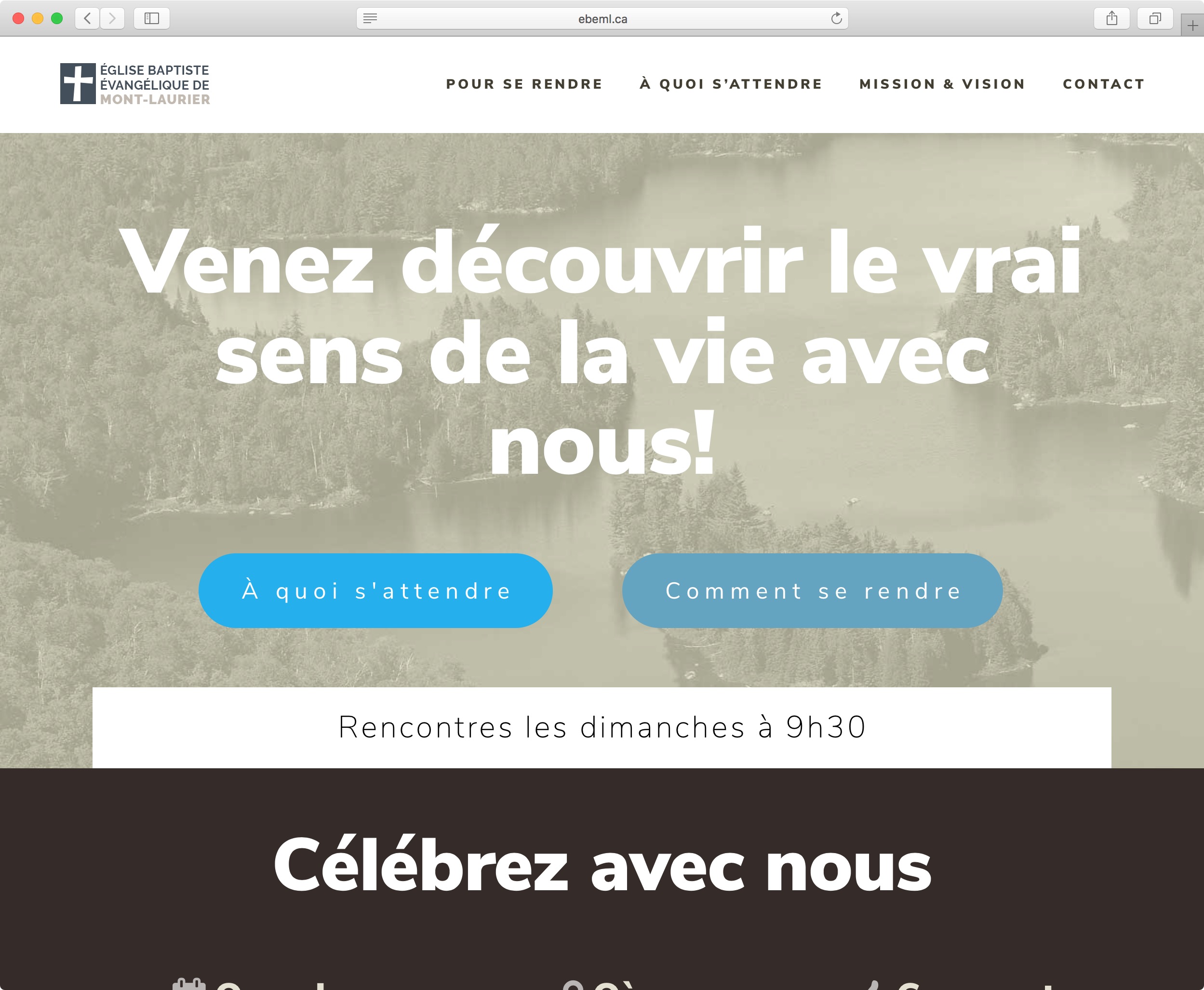site web église mont-laurier